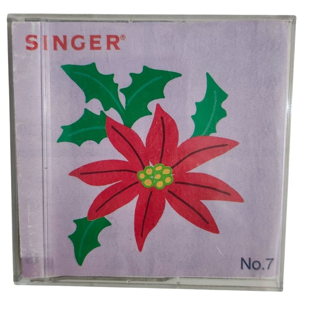 SINGER Christmas Embroidery Card No. 7 Quantum XL100 XL150 XL1000